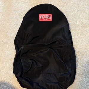Victoria Secret Sport Black Nylon Backpack